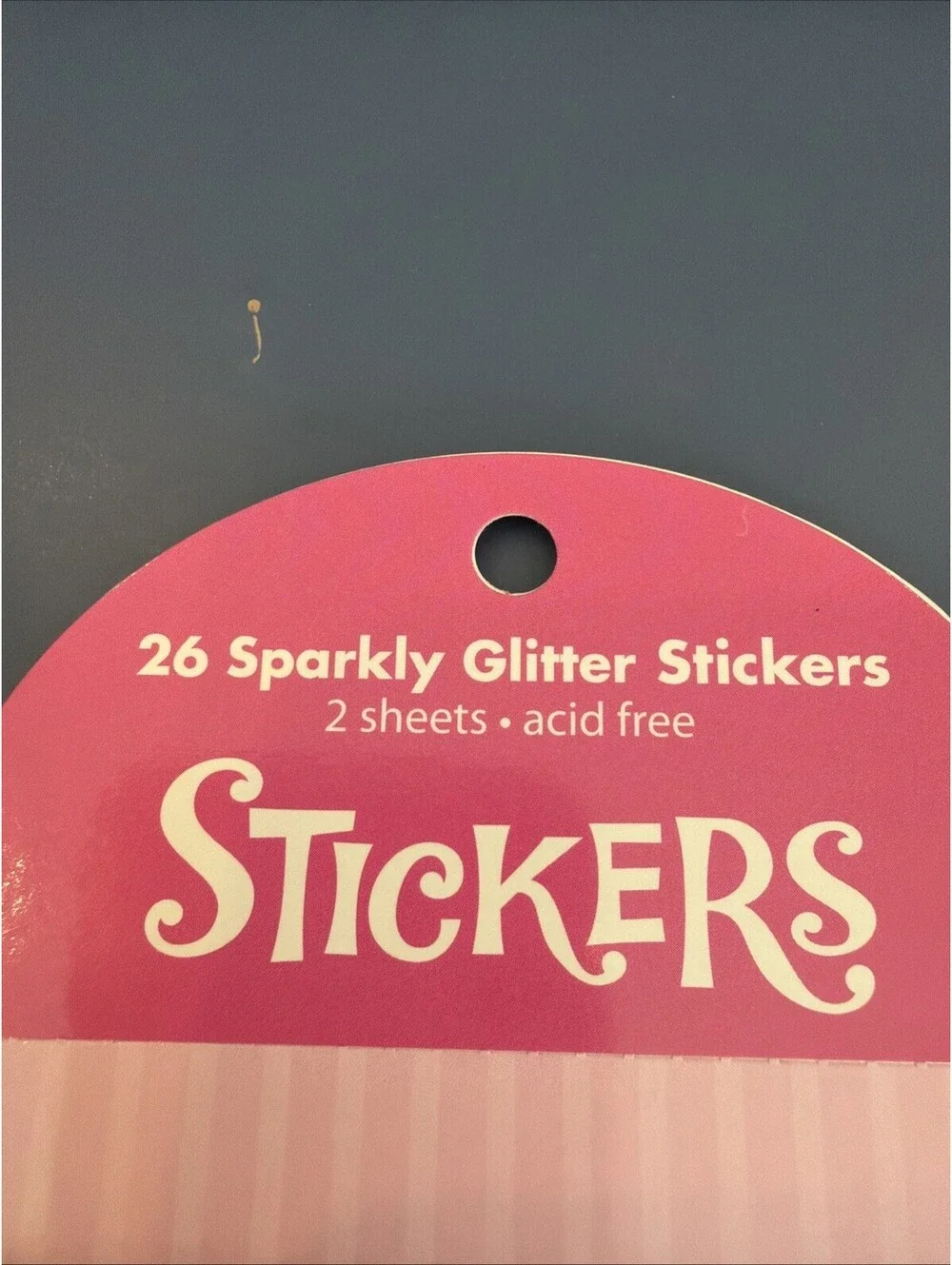Rare Peaceable Kingdom Pink Poodle Stickers Sparkly Glitter 2 Packs New Sealed